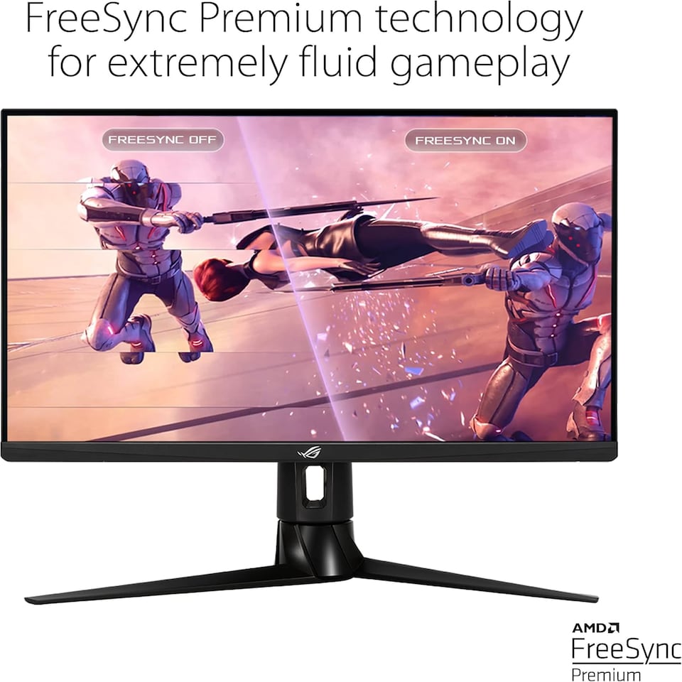 image 1 of ASUS ROG Swift XG27AQV 27" 2560 x 1440 Wide Quad HD IPS 170Hz FreeSync Premium 1ms Curved Gaming Monitor