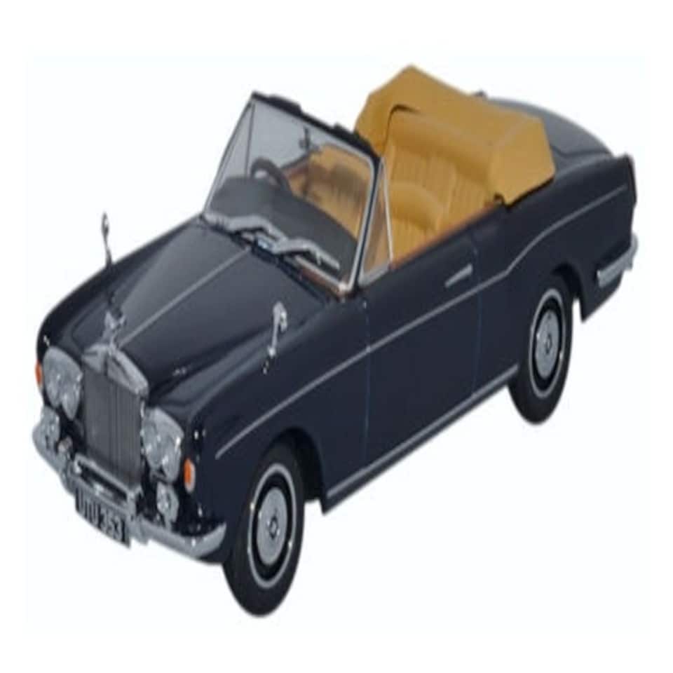 Oxford Diecast Rolls Royce Corniche Convertible Indigo Blue