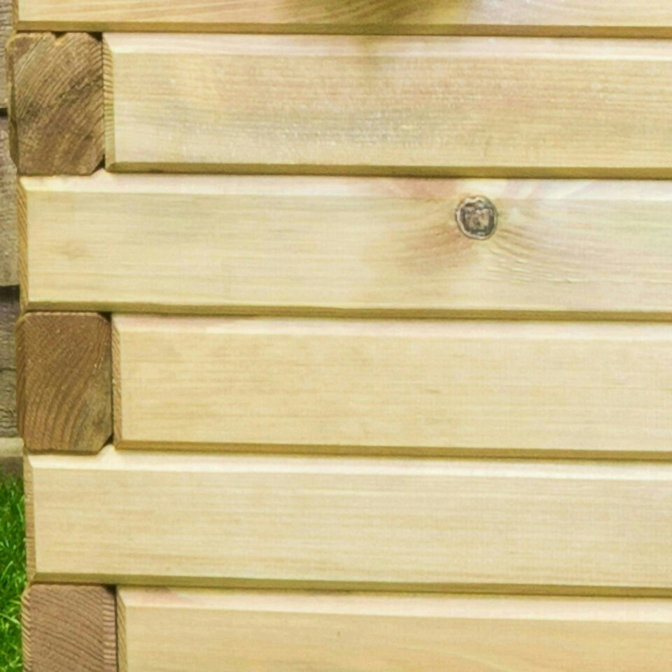 image 1 of Primrose Pine Raised Flower Bed Planed Trough Planter Timber 110cm