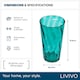image 8 of 6 Multicoloured Plastic Tumblers - Teal