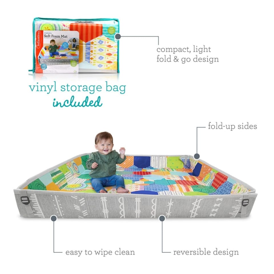 image 1 of Infantino Foldable Foam Mat