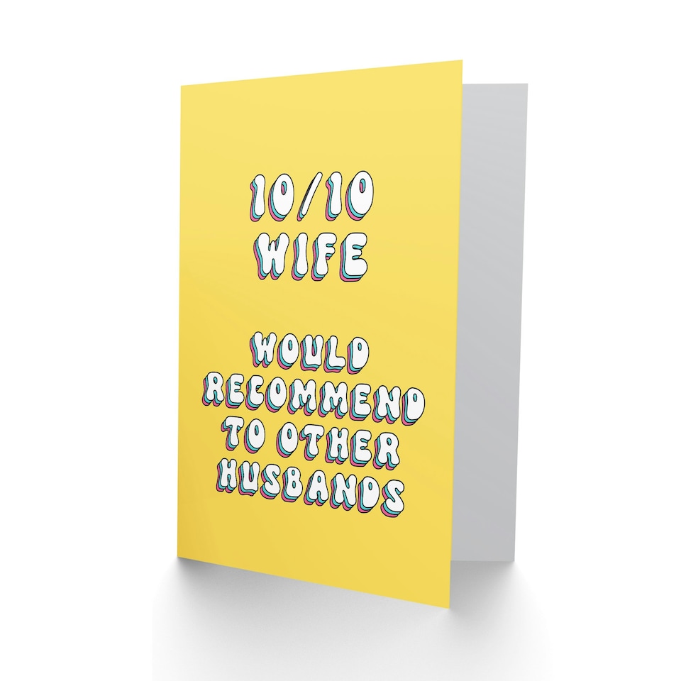 image 1 of Would Recommend Ot Husbands Cheeky Her Funny Birthday Card