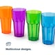 image 6 of Multicolour Plastic Tumbler Set of 4