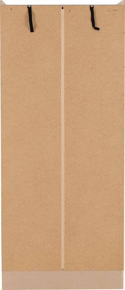 image 1 of Nevada 2 Door 1 Drawer Mirrored Wardrobe | Brown | Sonoma Oak