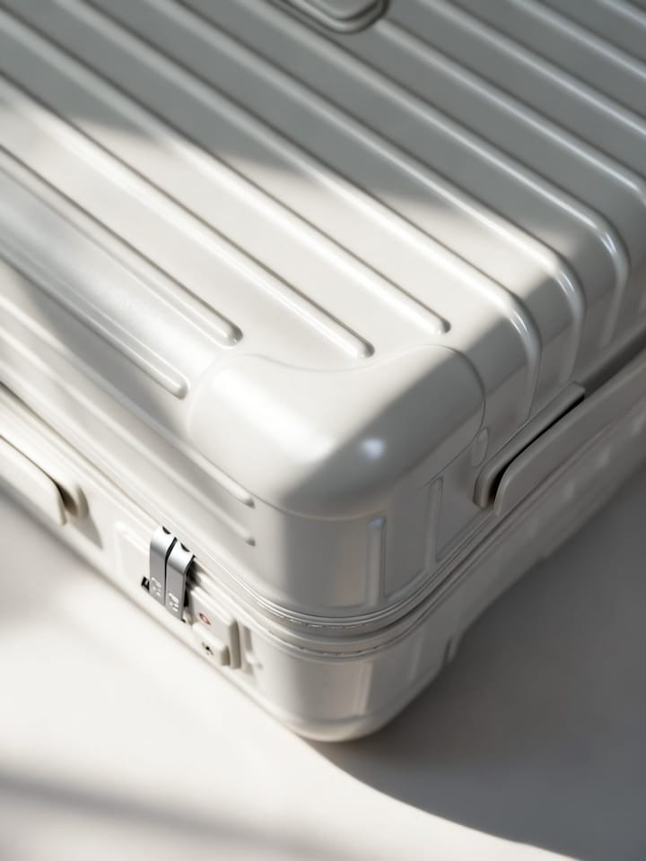 image 1 of Lightweight Hard Shell Check-In Suitcase with Cupholder | Large Size Luggage