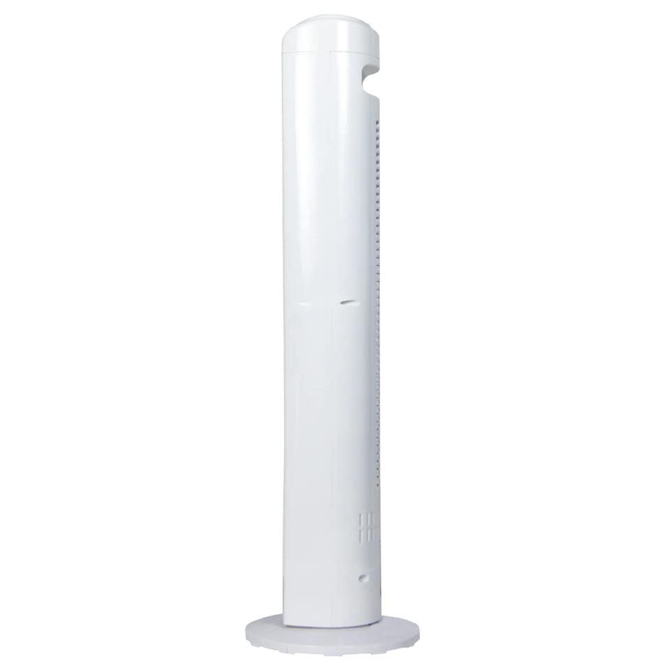 image 1 of Igenix DF0029 Tower Fan, Oscillating, 29 Inch, 3 Speed Settings with Auto Shut Off, White