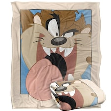 Looney Tunes Framed Taz Blanket - Multicoloured - One Size