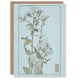 image 1 of Hannah Borger Overbeck Art Card Aster on Green Ground