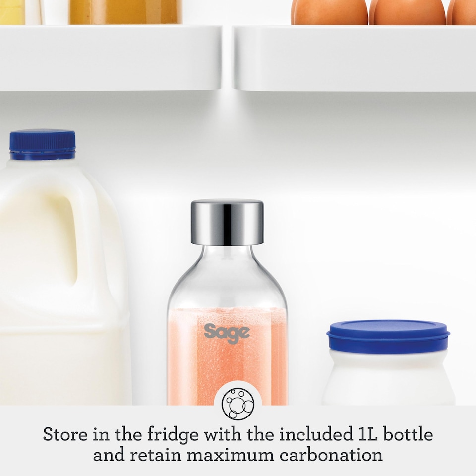 image 1 of Sage - The InFizz Fusion Home Soda Maker - For Juices, tea and all Fizzy Drinks, Black