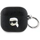 image 1 of Karl Lagerfeld Monogram Karl Head Case for AirPods 4 Black - KLA4PGKIPK