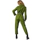 image 3 of Fighter Pilot Costume - womens fancy dress, olive green, military inspired | Green | green | 1
