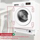 image 7 of SPARES2GO Integrated Door Hinge Magnetic Fixing Kit for Kenwood KIW814W23 KIW914W23 Washing Machine (20 Pieces) Chrome