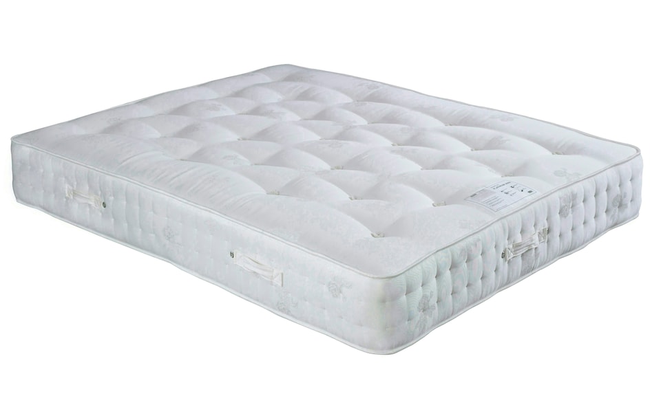 image 1 of Francis Grey Wooden Ottoman Bed And Signature Platinum 2000 Pocket Sprung Mattress Single | Multi