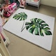 image 4 of Twin Tropical Leaves (Rug) Green | Medium: 80x150cm