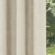 image 3 of Enhanced Living Knightsbridge Blackout, Thermal Cream Curtains with Eyelet Header (PAIR) - 66x54 inch (168x137cm) | Cream | Cream | 2