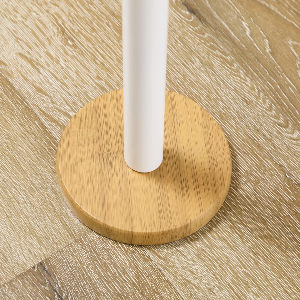 image 1 of HOMCOM 3 Piece Bar Table Set, Breakfast Bar table and Stools with Storage Shelf, Drawer, Wire Basket and Wine Rack for Kitchen, Home Bar, Natural and White