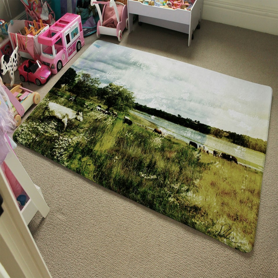 image 1 of Vintage Cow (Rug) Multi | Medium: 80x150cm