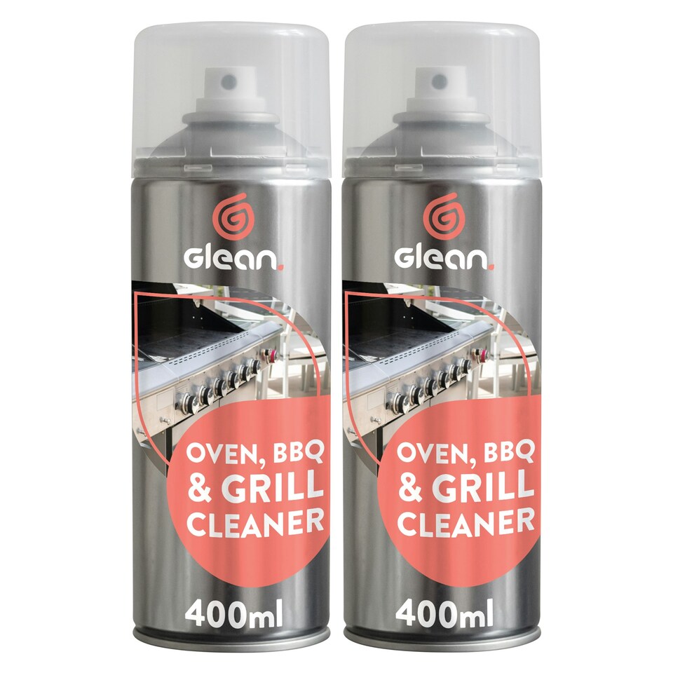 image 1 of Glean Oven Grill BBQ Cleaner - 400ml - 2-Pack