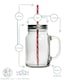 image 3 of Rink Drink Mason Drinking Jar Glasses with Straws - 620ml - Pack of 4 Clear