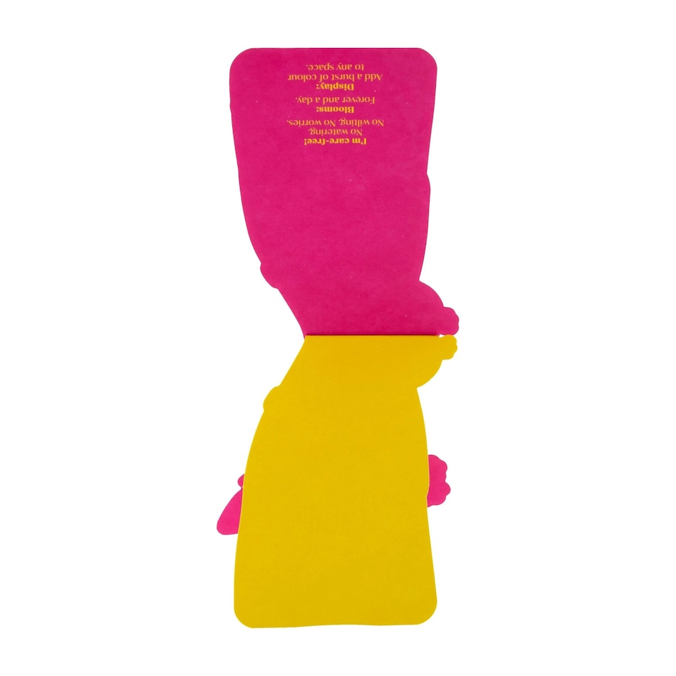 image 1 of Die Cut Black Cat Design Magical Botanicals Paper Flowers Thank You Card