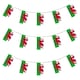 image 3 of Wales Flag Party Bunting 10m with 20 Flags