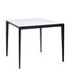 image 1 of Premium Marbella 80cm Square Stone Top Dining Table - White Marble