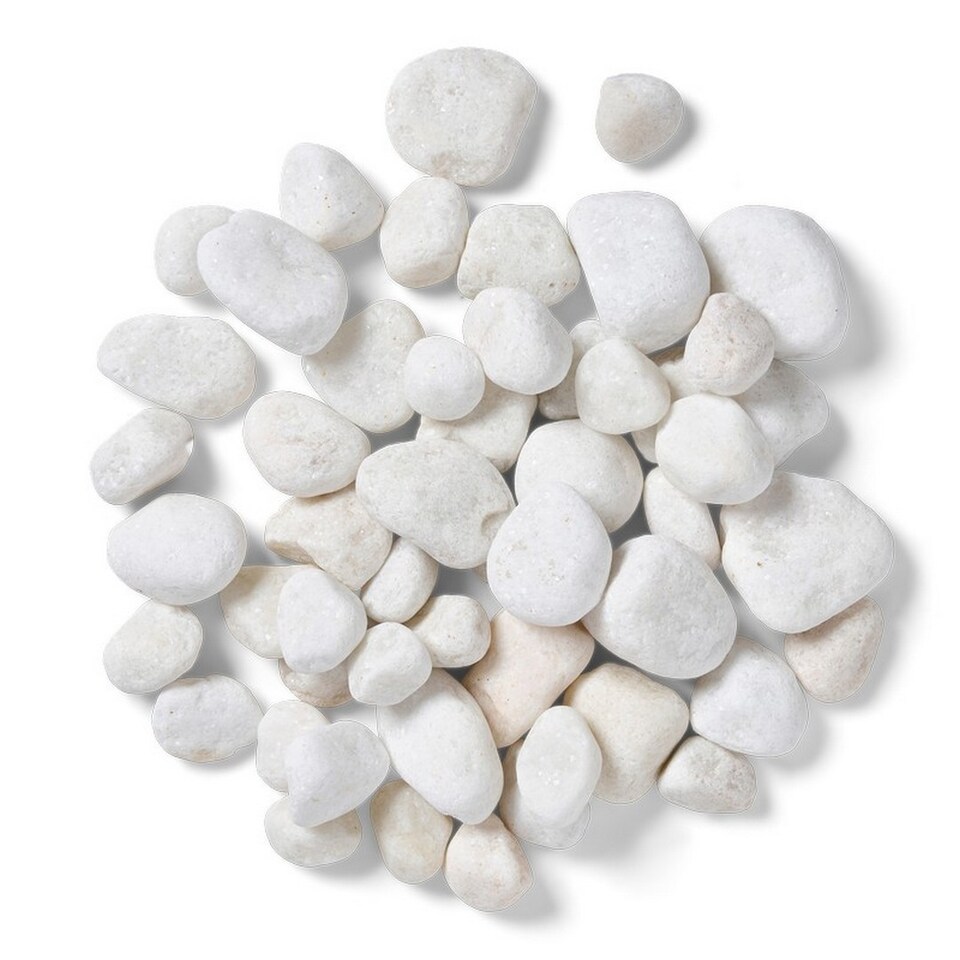 image 1 of 20-40mm Round White Pebbles - Premium Aggregate Bulk Bag - 850 kilos