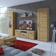 image 5 of Cortina Tall Glazed Display Cabinet (LH) in Grandson Oak