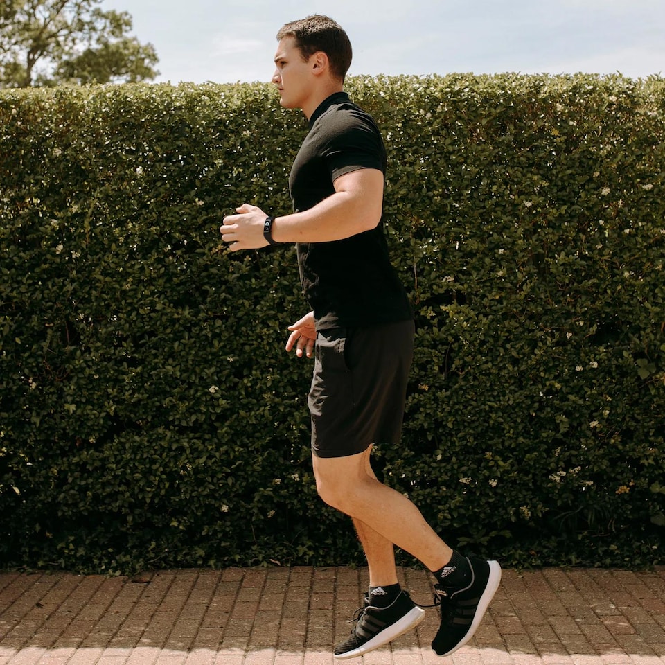 image 1 of Gymcline Vesper Fitness Tracker with Body Temperature Monitoring, Black