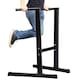 image 6 of Yaheetech Heavy Duty Home Gym Dip Station Stand Black