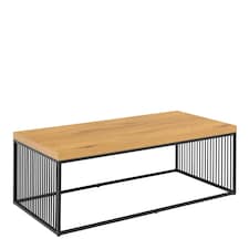 Strington Coffee Table in Black and Oak