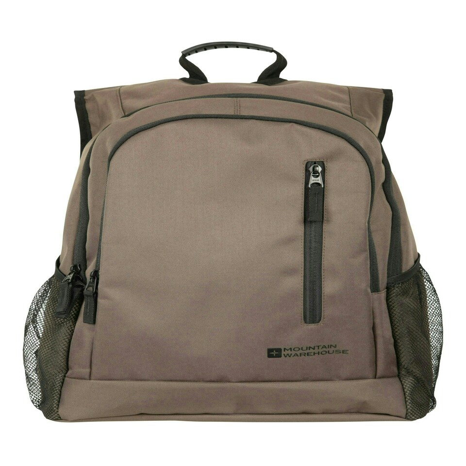 image 1 of Mountain Warehouse Fawkes Rucksack with Padded Back & Side Pockets Everyday Bag Grey