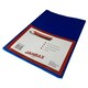 image 2 of Pack of 10 A4 Frosted Blue Exercise Book Covers