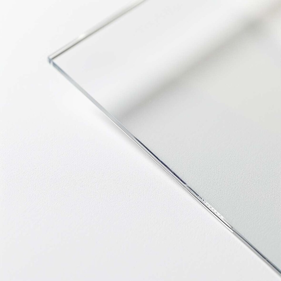 image 1 of 2mm Thick Clear Transparent PVC Tablecloth - 1.45cm Wide | Clear | Length: 3.5m