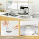 image 5 of HOMCOM Worktop Dishwasher w/ 4 Place Settings 6 Programs, White