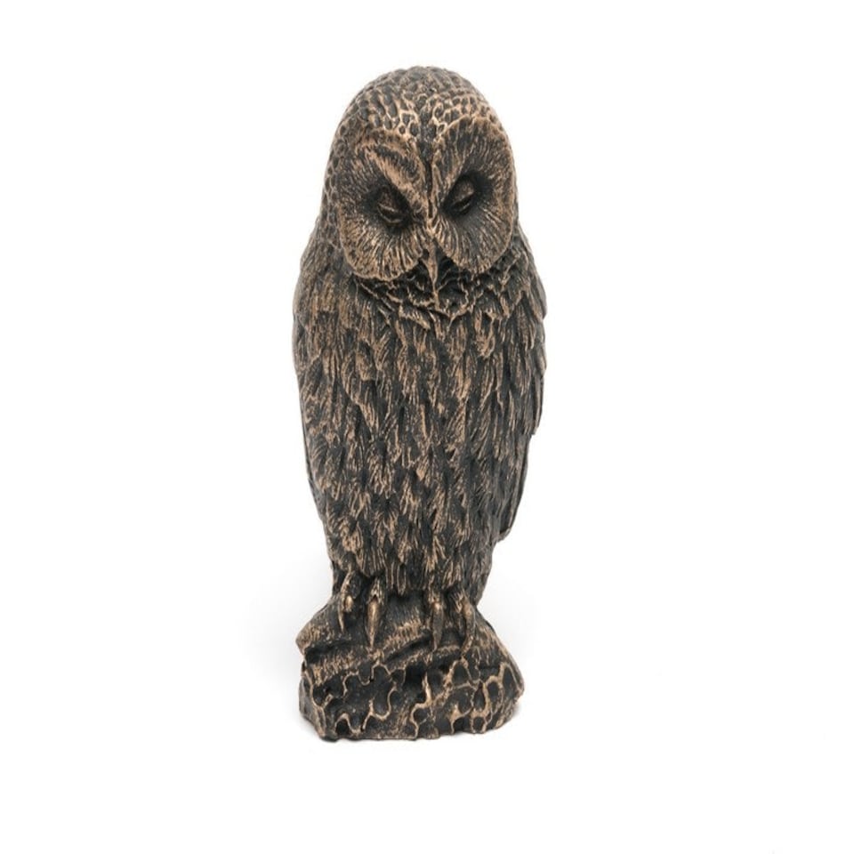 image 1 of Tawny Owl Plant Pot Feet - Set of 3 - L8 x W4.5 x H9.5 cm Grey