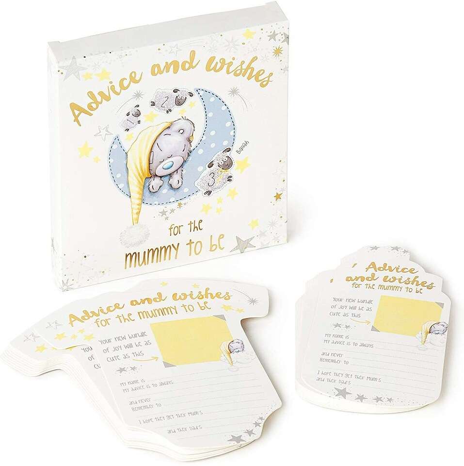 image 1 of Tiny Tatty Teddy Me to You Baby Shower Prediction and Advice Cards