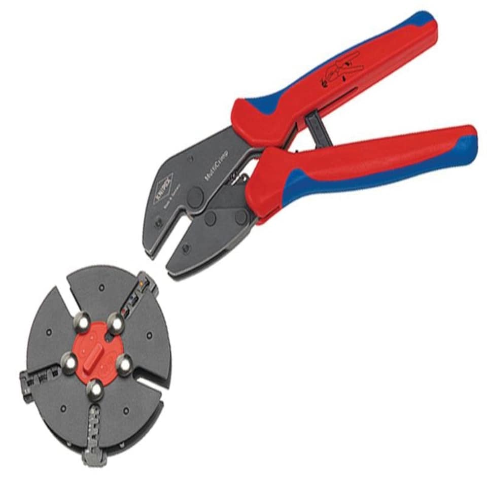KNIPEX Multicrimp Pliers Set - 3 Quick Change Cartridges