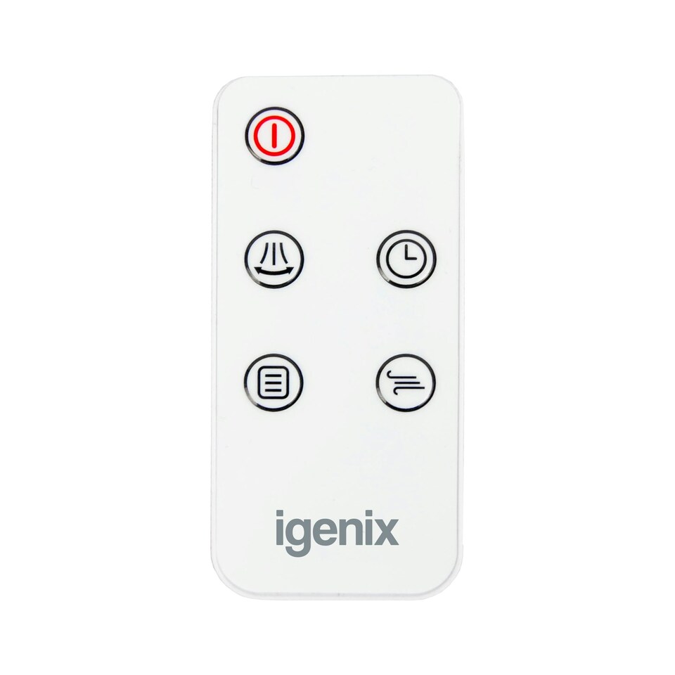 image 1 of Igenix IGFD6035W Digital Tower Fan, 35 Inch, White
