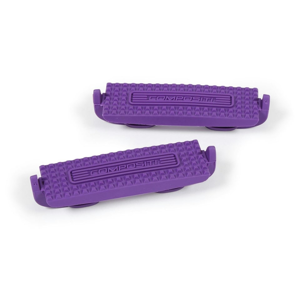 Compositi Unisex Adult Premium Profile Horse Stirrup Treads - Purple - One Size