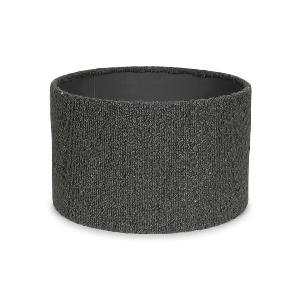 image 1 of ValueLights Reni Small Charcoal Boucle Pendant Shade | Grey