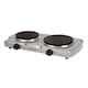 image 2 of EMtronics 2500W Double Plate Stove - Silver