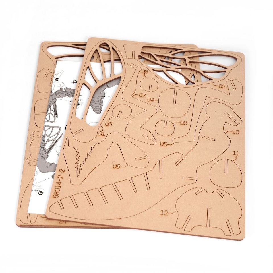 image 1 of 3D Wooden Model Kit Praying Mantis - Craft Gifts for 8 yrs +