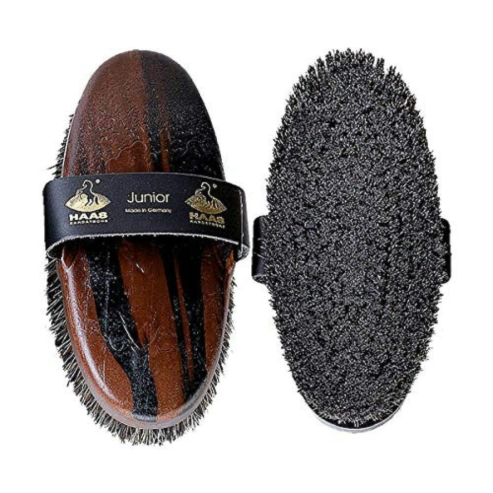 Haas Junior Body Brush - Brown - One Size