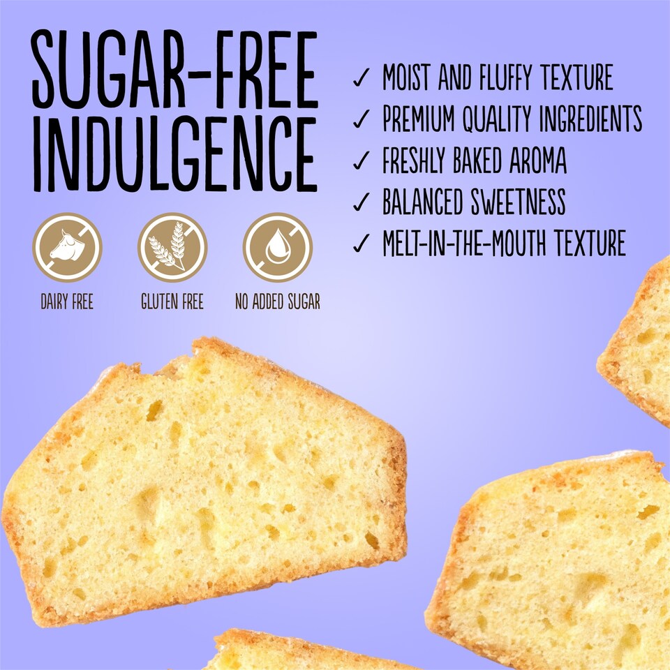 image 1 of Diablo Sugar Free Orange Cake 200g