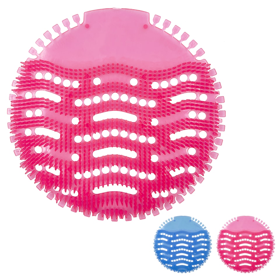 image 1 of Urinal Screen Splash Mats Scented Toilet Deodorizer and Urinal Splash Guards for Men’s Toilet