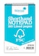 image 1 of FSC Certified Shorthand Wirebound 160 Lined Pages Notepad