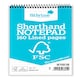image 1 of FSC Certified Shorthand Wirebound 160 Lined Pages Notepad