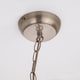 image 4 of Set of 2 Antique Brass Lantern Pendants | Yellow | Clear | 2