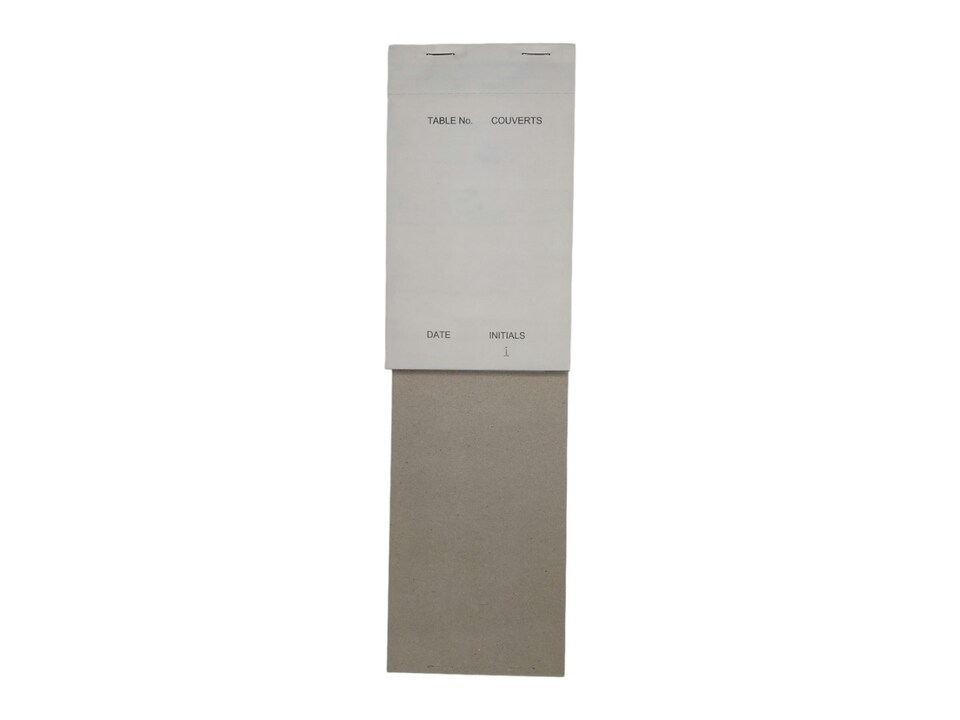 image 1 of Pack of 50 95mm x 165mm White Carbonless Quadruplicate Restaurant Pads